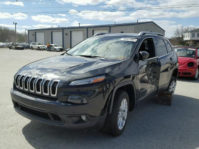 1C4PJLCS3EW299465 - 2014 JEEP CHEROKEE L BLACK photo 2