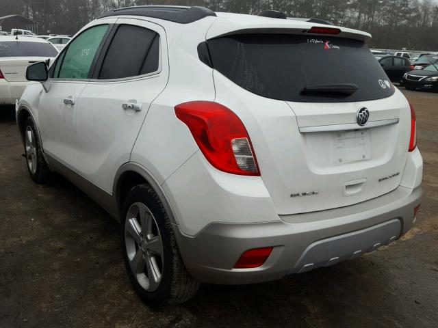 KL4CJBSB9FB196502 - 2015 BUICK ENCORE CON WHITE photo 3