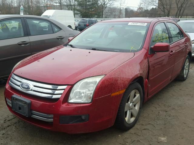 3FAHP07Z18R263084 - 2008 FORD FUSION SE RED photo 2