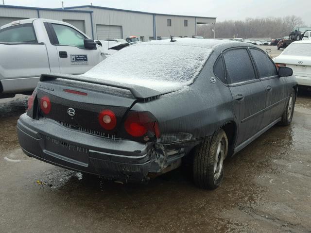 2G1WH52K559237846 - 2005 CHEVROLET IMPALA LS GRAY photo 4