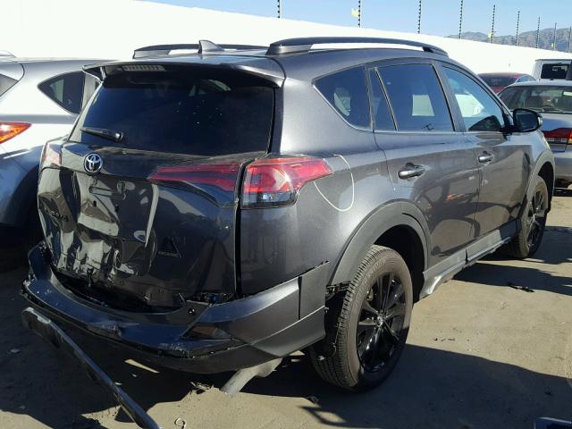 2T3RFREV2JW704454 - 2018 TOYOTA RAV4 ADVEN GRAY photo 4