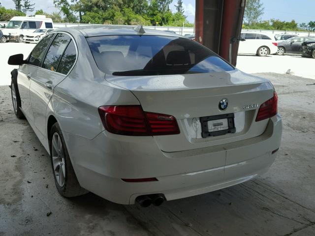 WBAFR1C53BC744851 - 2011 BMW 528 I WHITE photo 3