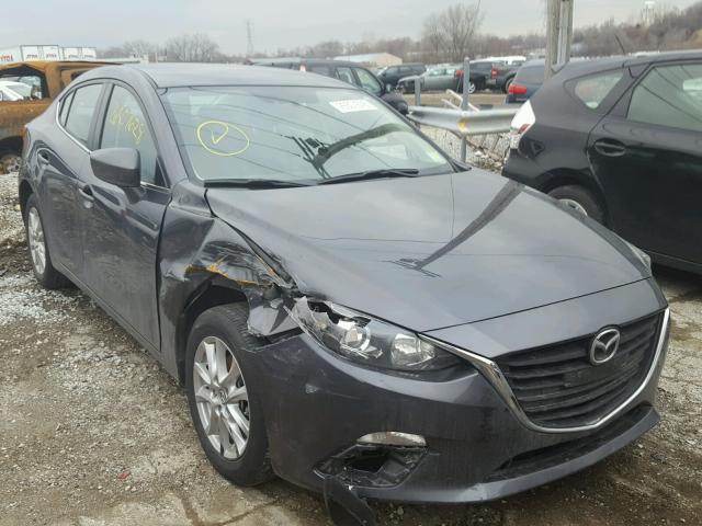 JM1BM1U71G1335962 - 2016 MAZDA 3 SPORT GRAY photo 1