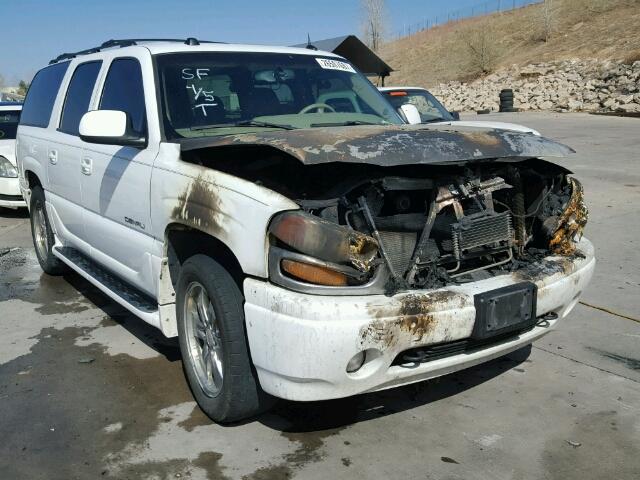 1GKFK66U15J264089 - 2005 GMC YUKON XL D WHITE photo 1