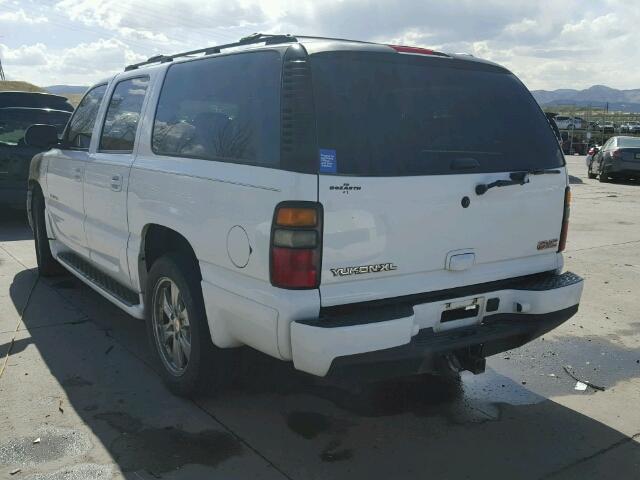 1GKFK66U15J264089 - 2005 GMC YUKON XL D WHITE photo 3