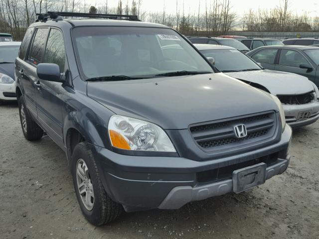 2HKYF18483H602103 - 2003 HONDA PILOT EX GRAY photo 1