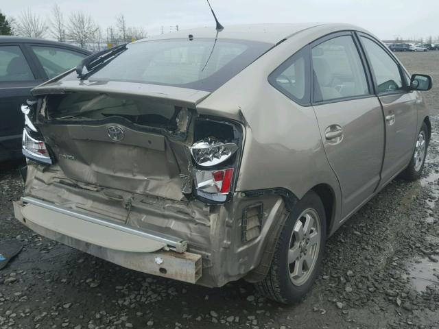 JTDKB20U373289675 - 2007 TOYOTA PRIUS TAN photo 4