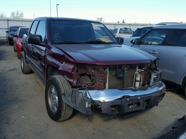 1GCCS13E678102791 - 2007 CHEVROLET COLORADO BURGUNDY photo 1