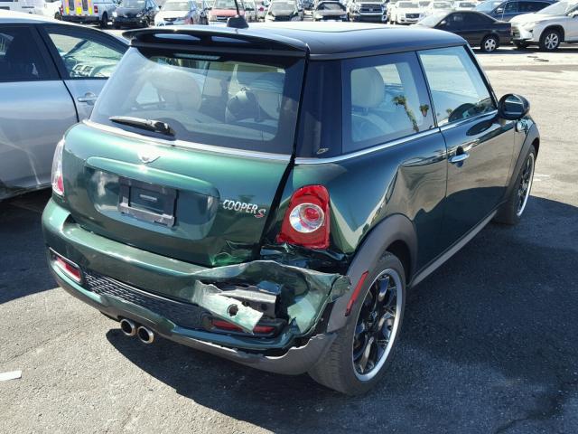 WMWSV3C55BTY15098 - 2011 MINI COOPER S GREEN photo 4