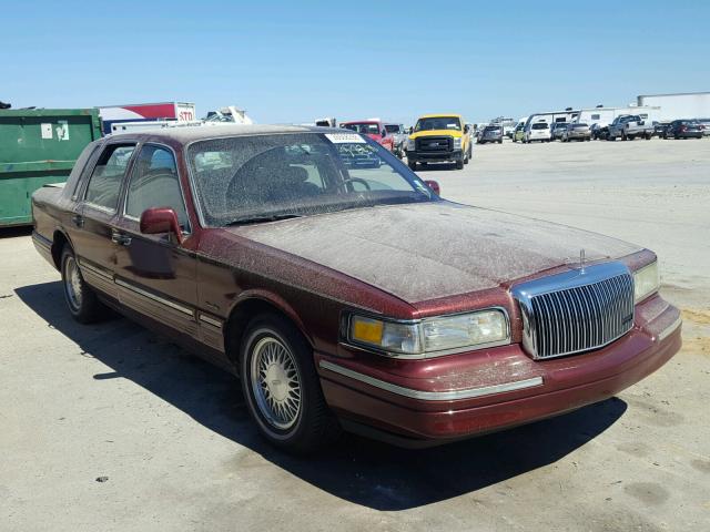 1LNLM82W7VY747150 - 1997 LINCOLN TOWN CAR S BURGUNDY photo 1