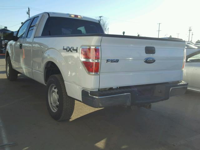 1FTEX1E84AFC54394 - 2010 FORD F150 SUPER WHITE photo 3