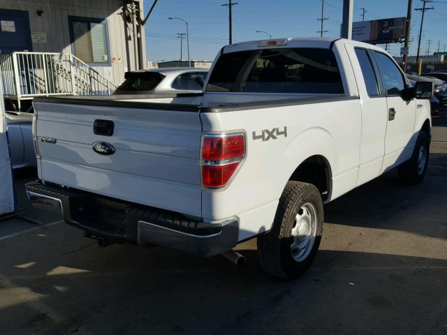 1FTEX1E84AFC54394 - 2010 FORD F150 SUPER WHITE photo 4