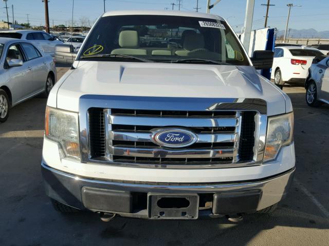 1FTEX1E84AFC54394 - 2010 FORD F150 SUPER WHITE photo 9