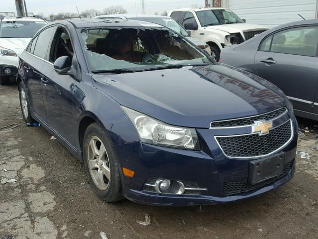 1G1PF5S99B7224439 - 2011 CHEVROLET CRUZE LT BLUE photo 1