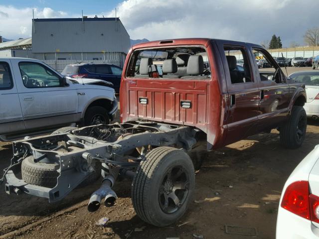 1FT8W3BT1FEA57667 - 2015 FORD F350 SUPER BROWN photo 4
