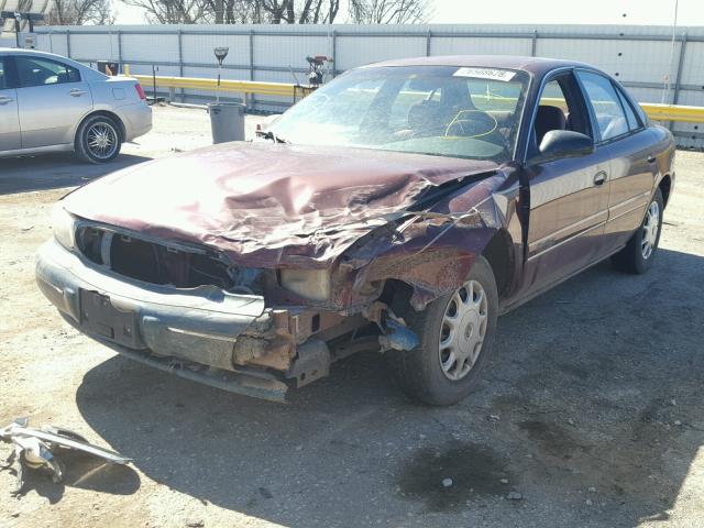 2G4WS52M6W1516003 - 1998 BUICK CENTURY CU MAROON photo 2