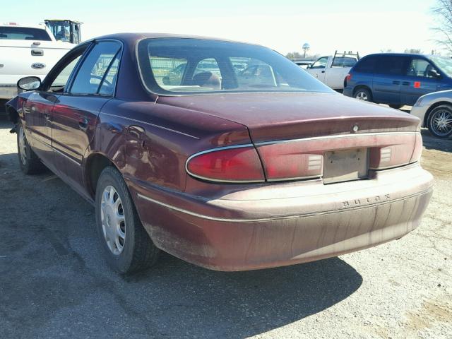 2G4WS52M6W1516003 - 1998 BUICK CENTURY CU MAROON photo 3