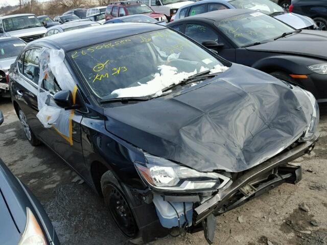 3N1AB7AP2GY329370 - 2016 NISSAN SENTRA S BLACK photo 1