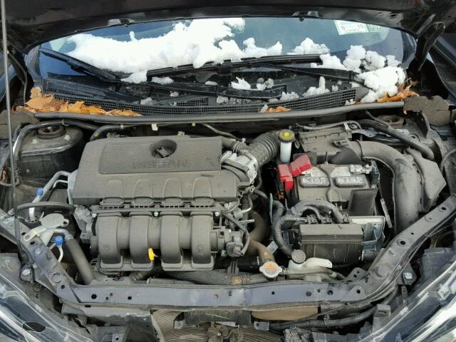 3N1AB7AP2GY329370 - 2016 NISSAN SENTRA S BLACK photo 7