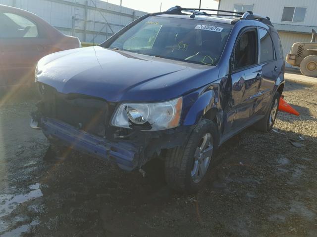 2CKDL73F766042790 - 2006 PONTIAC TORRENT BLUE photo 2