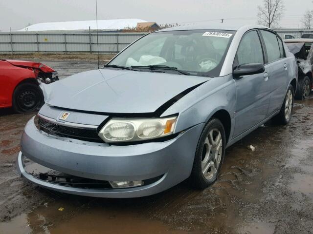 1G8AL52F03Z169746 - 2003 SATURN ION LEVEL BLUE photo 2