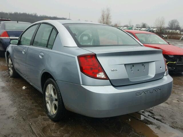 1G8AL52F03Z169746 - 2003 SATURN ION LEVEL BLUE photo 3