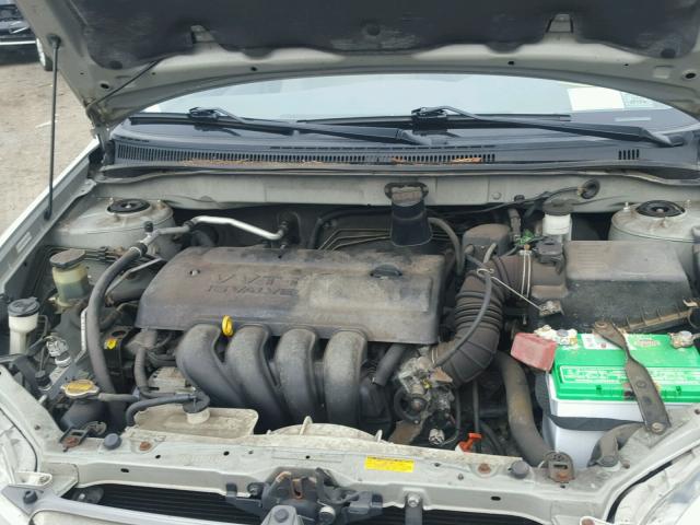 2T1BR38EX4C278156 - 2004 TOYOTA COROLLA CE SILVER photo 7