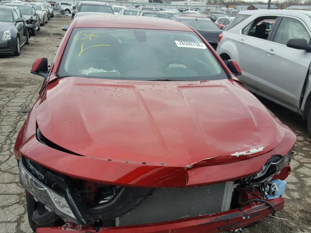 2G1115SL3F9235571 - 2015 CHEVROLET IMPALA LT RED photo 7