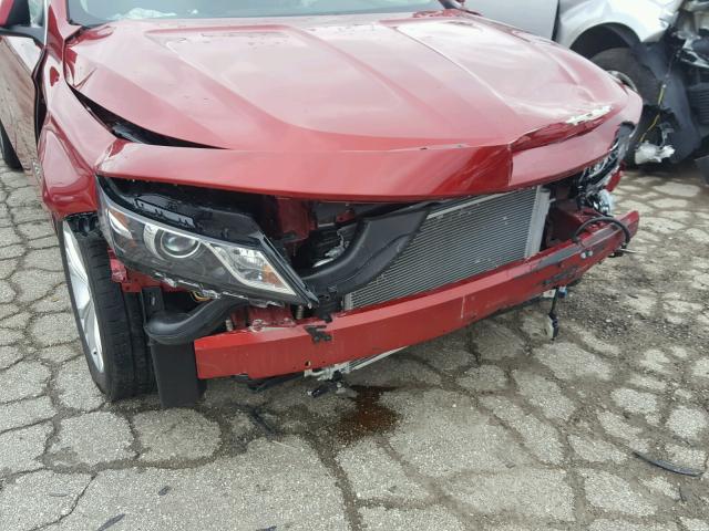 2G1115SL3F9235571 - 2015 CHEVROLET IMPALA LT RED photo 9