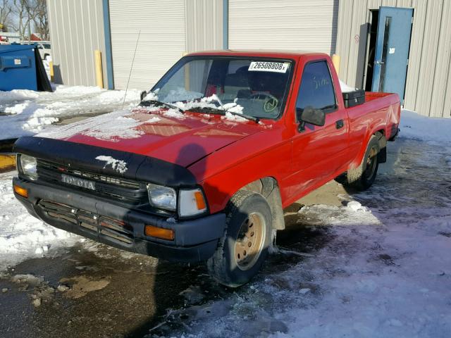 JT4RN81A8M5117817 - 1991 TOYOTA PICKUP 1/2 RED photo 2