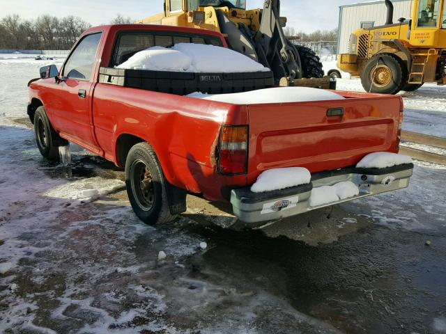 JT4RN81A8M5117817 - 1991 TOYOTA PICKUP 1/2 RED photo 3