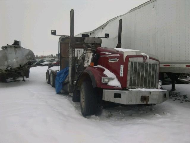 1NKDLB0X97R995190 - 2007 KENWORTH CONSTRUCTI BURGUNDY photo 1