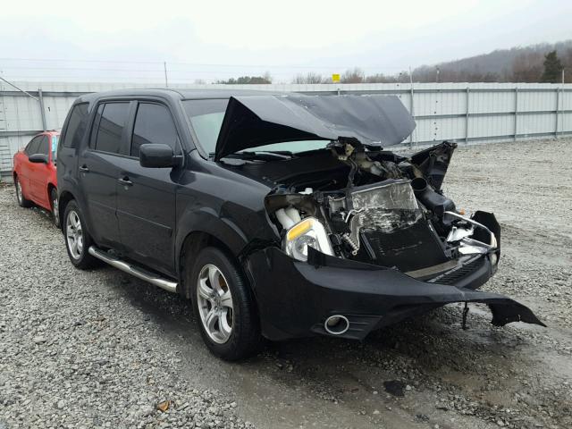 5FNYF4H43EB039576 - 2014 HONDA PILOT EX BLACK photo 1