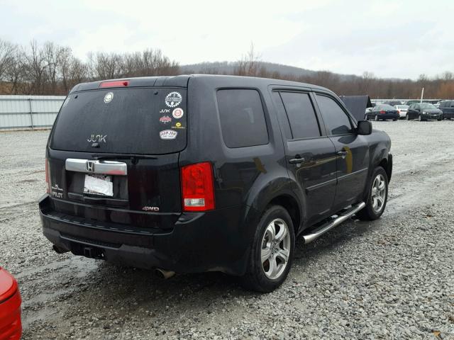 5FNYF4H43EB039576 - 2014 HONDA PILOT EX BLACK photo 4