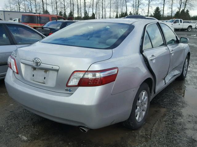 JTNBB46K883048953 - 2008 TOYOTA CAMRY HYBR SILVER photo 4