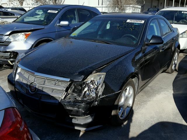 1G6DF577680135529 - 2008 CADILLAC CTS BLACK photo 2