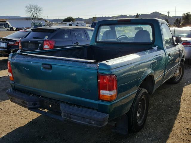 1FTCR10A5TTA32236 - 1996 FORD RANGER GREEN photo 4