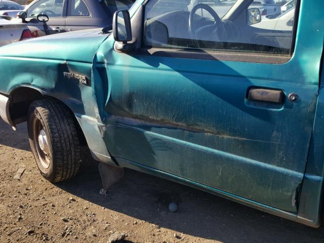 1FTCR10A5TTA32236 - 1996 FORD RANGER GREEN photo 9