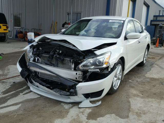 1N4AL3AP7DC233845 - 2013 NISSAN ALTIMA 2.5 WHITE photo 2