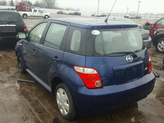 JTKKT624760163748 - 2006 TOYOTA SCION XA BLUE photo 3