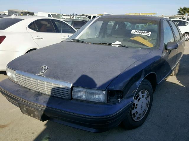 1G1BL53E1MW130143 - 1991 CHEVROLET CAPRICE BLUE photo 2