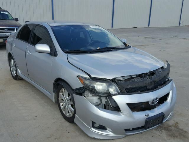 1NXBU40EX9Z155298 - 2009 TOYOTA COROLLA BA SILVER photo 1