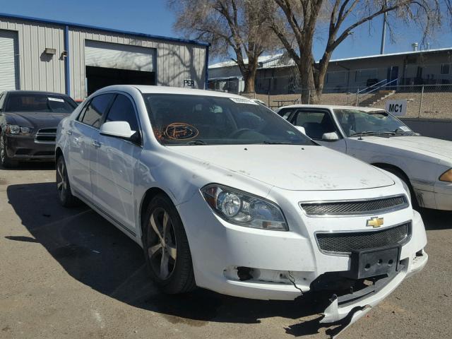 1G1ZC5E06CF364440 - 2012 CHEVROLET MALIBU 1LT WHITE photo 1