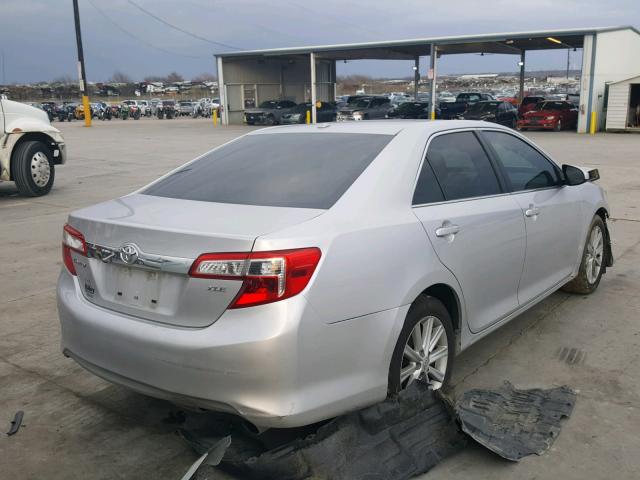 4T4BF1FK5ER340672 - 2014 TOYOTA CAMRY L SILVER photo 4