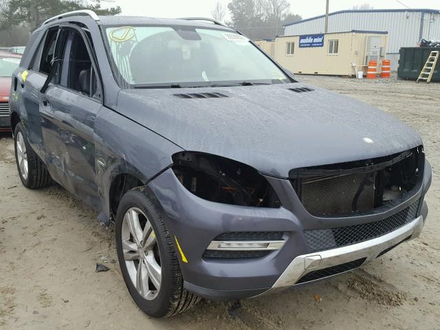 4JGDA5HBXCA008487 - 2012 MERCEDES-BENZ ML 350 4MA BLUE photo 1