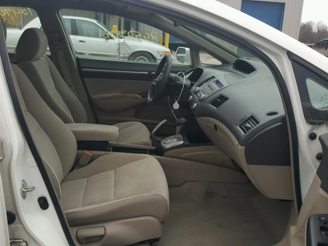 2HGFA1F82AH513226 - 2010 HONDA CIVIC EX თეთრი ფოტო 5