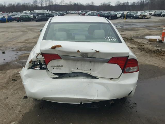 2HGFA1F82AH513226 - 2010 HONDA CIVIC EX თეთრი ფოტო 9