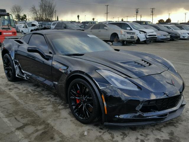 1G1YP2D64H5607213 - 2017 CHEVROLET CORVETTE Z BLACK photo 1