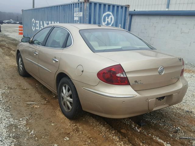 2G4WD562551323777 - 2005 BUICK LACROSSE C GOLD photo 3