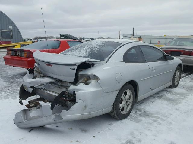 4B3AG42G54E038284 - 2004 DODGE STRATUS SX SILVER photo 4